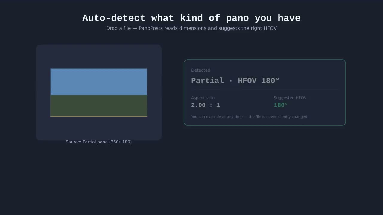 Demo: Auto-detect what kind of pano you have