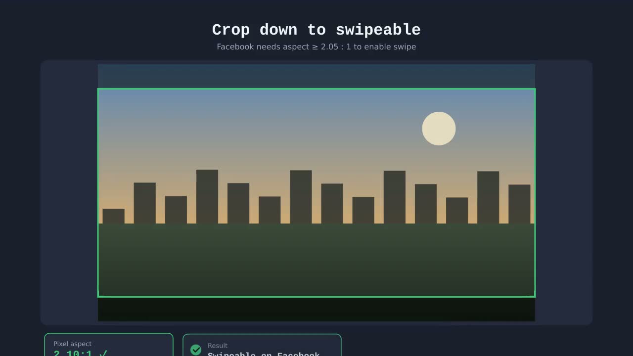 Demo: Crop down to a swipeable strip